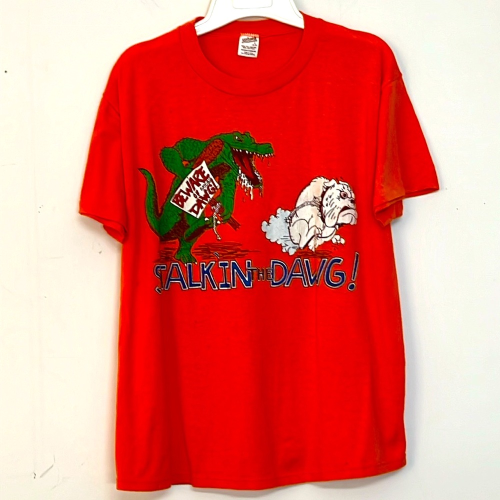🌞 Sportswear vintage Orange Blue Florida Gators graphic tee Stalkin’ The Dawg L